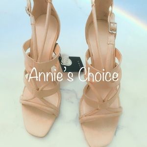 ZARA Women's High Heel Sandal(Sand, US 8/EUR 39)